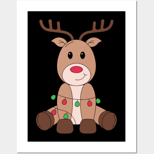 Reindeer Christmas Posters and Art